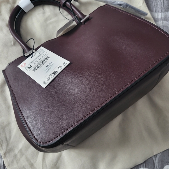 Zara Women's Purple Handbag - Picture 4 of 8